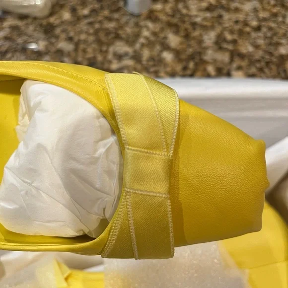Christian Louboutin Yellow Flats Modern Minimalist Design
